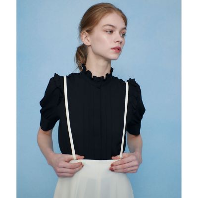 【ＬＯＵＬＯＵ　ＷＩＬＬＯＵＧＨＢＹ】アムンゼンプチフリルブラウス