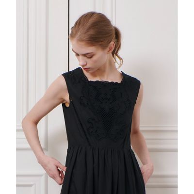 LOULOU WILLOUGHBY】エンブロイダリーノースリ