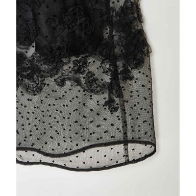 【ＬＯＵＬＯＵ　ＷＩＬＬＯＵＧＨＢＹ】ドットフラワーシシュウノースリワンピース
