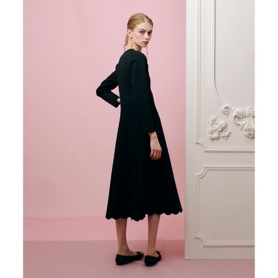 LOULOU WILLOUGHBY】スカラップニット