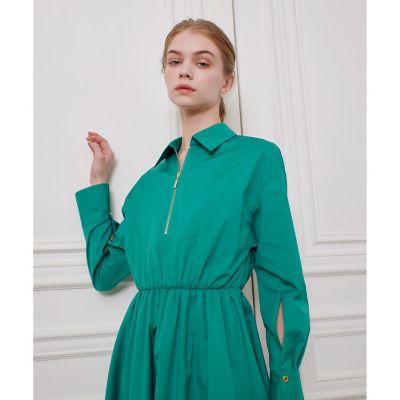 【ＬＯＵＬＯＵ　ＷＩＬＬＯＵＧＨＢＹ】ボリュームギャザーシャツワンピース