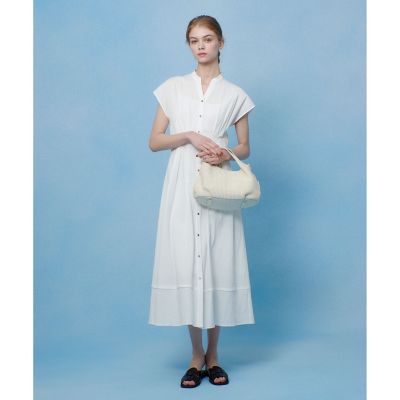 アルアバイル【LOULOU WILLOUGHBY】リップルタックワンピース LOULOU WILLOUGHBY】ギャザーシフォンスリーブワンピース