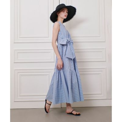 【ＬＯＵＬＯＵ　ＷＩＬＬＯＵＧＨＢＹ】ストライプリボンワンピース