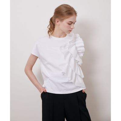【ＬＯＵＬＯＵ　ＷＩＬＬＯＵＧＨＢＹ】ギャザーレイヤーＴシャツ