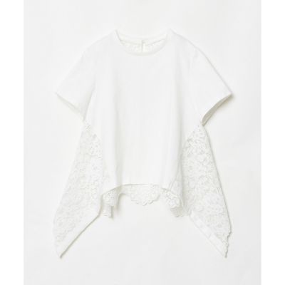 【ＬＯＵＬＯＵ　ＷＩＬＬＯＵＧＨＢＹ】レースドッキングプルオーバーブラウス