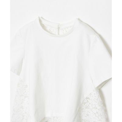 【ＬＯＵＬＯＵ　ＷＩＬＬＯＵＧＨＢＹ】レースドッキングプルオーバーブラウス