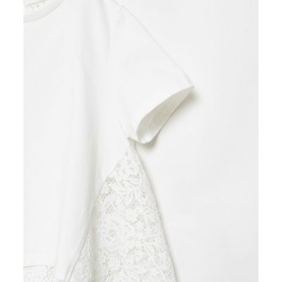 【ＬＯＵＬＯＵ　ＷＩＬＬＯＵＧＨＢＹ】レースドッキングプルオーバーブラウス