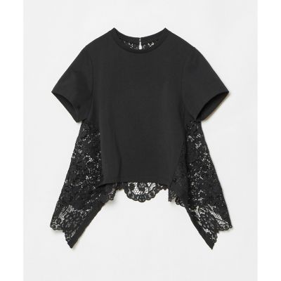 【ＬＯＵＬＯＵ　ＷＩＬＬＯＵＧＨＢＹ】レースドッキングプルオーバーブラウス