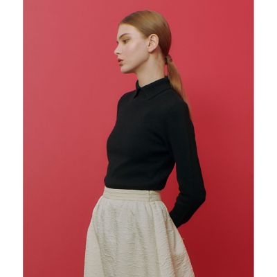 LOULOU WILLOUGHBY】レギュラーカラータートルネック