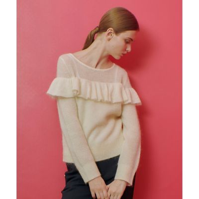 【ＬＯＵＬＯＵ　ＷＩＬＬＯＵＧＨＢＹ】モヘヤラッフルプルオーバー