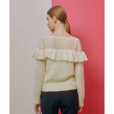 【ＬＯＵＬＯＵ　ＷＩＬＬＯＵＧＨＢＹ】モヘヤラッフルプルオーバー