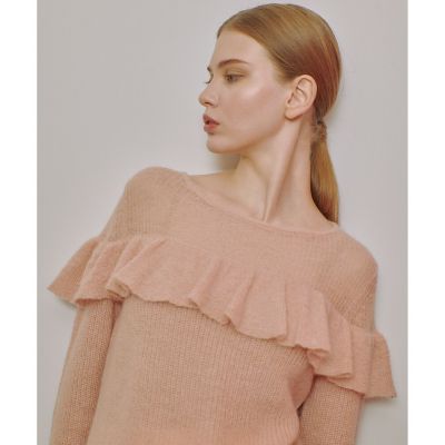 【ＬＯＵＬＯＵ　ＷＩＬＬＯＵＧＨＢＹ】モヘヤラッフルプルオーバー