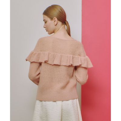 【ＬＯＵＬＯＵ　ＷＩＬＬＯＵＧＨＢＹ】モヘヤラッフルプルオーバー