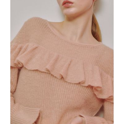 【ＬＯＵＬＯＵ　ＷＩＬＬＯＵＧＨＢＹ】モヘヤラッフルプルオーバー