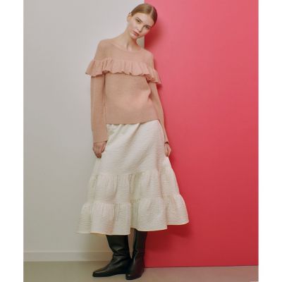 【ＬＯＵＬＯＵ　ＷＩＬＬＯＵＧＨＢＹ】モヘヤラッフルプルオーバー