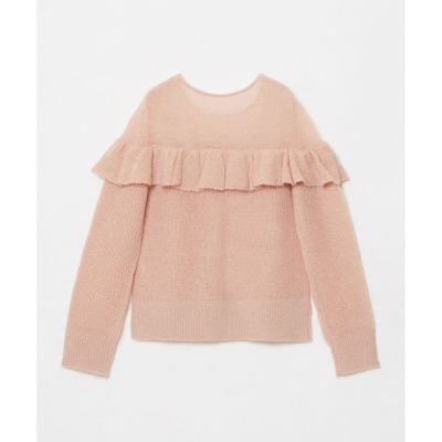 【ＬＯＵＬＯＵ　ＷＩＬＬＯＵＧＨＢＹ】モヘヤラッフルプルオーバー