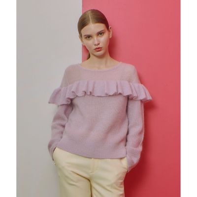 【ＬＯＵＬＯＵ　ＷＩＬＬＯＵＧＨＢＹ】モヘヤラッフルプルオーバー