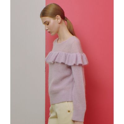 【ＬＯＵＬＯＵ　ＷＩＬＬＯＵＧＨＢＹ】モヘヤラッフルプルオーバー