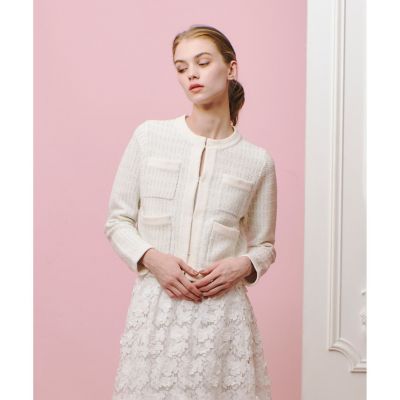 LOULOU WILLOUGHBY ホワイトジャケット allureville｜【LOULOU WILLOUGHBY】ルマーノツイルショート