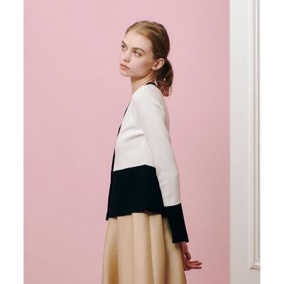 LOULOU WILLOUGHBY】ウエストキリカエカーディガン