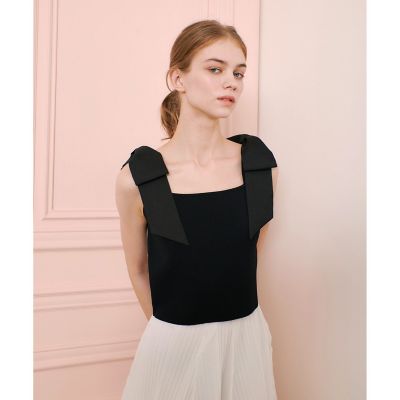【ＬＯＵＬＯＵ　ＷＩＬＬＯＵＧＨＢＹ】ショルダーリボンミニタンクプルオーバー