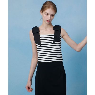 【ＬＯＵＬＯＵ　ＷＩＬＬＯＵＧＨＢＹ】ショルダーリボンミニタンクプルオーバー