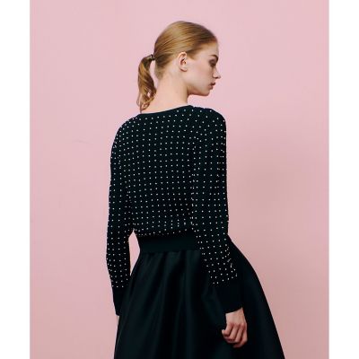 LOULOU WILLOUGHBY パールスタッズプルオーバー LOULOU WILLOUGHBY】パールスタッズプル