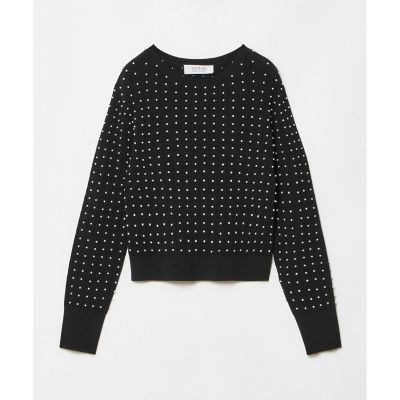 LOULOU WILLOUGHBY】パールスタッズプルオーバー