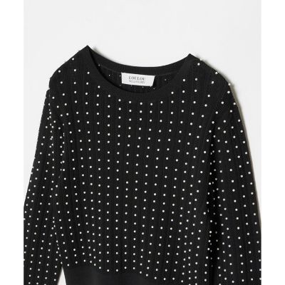 LOULOU WILLOUGHBY】パールスタッズプルオーバー