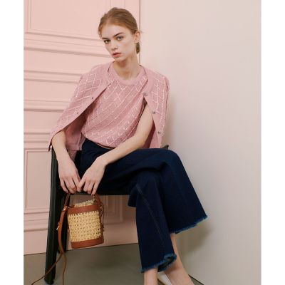 LOULOU WILLOUGHBY】シークインエンブロイダリー