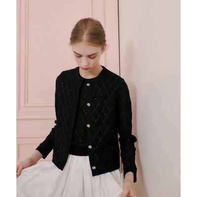 LOULOU WILLOUGHBY】シークインエンブロイダリー