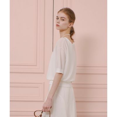 LOULOU WILLOUGHBY】ワンショルダーアンサンブル