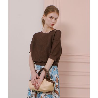 LOULOU WILLOUGHBY】ワンショルダーアンサンブル