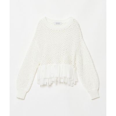 【ＬＯＵＬＯＵ　ＷＩＬＬＯＵＧＨＢＹ】シフォンパピエメッシュプルオーバー