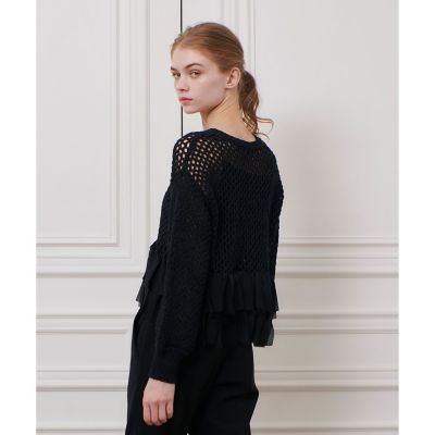 【ＬＯＵＬＯＵ　ＷＩＬＬＯＵＧＨＢＹ】シフォンパピエメッシュプルオーバー