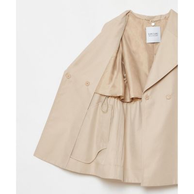 LOULOU WILLOUGHBY】シャンブレーギャバミドルコート