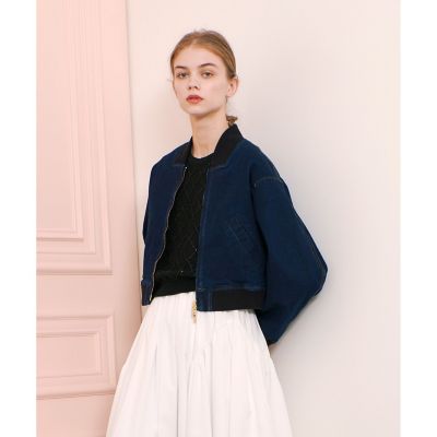 LOULOU WILLOUGHBY】デニムブルゾン