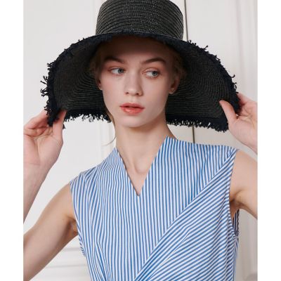 【ＬＯＵＬＯＵ　ＷＩＬＬＯＵＧＨＢＹ】フリンジブリムストローハット