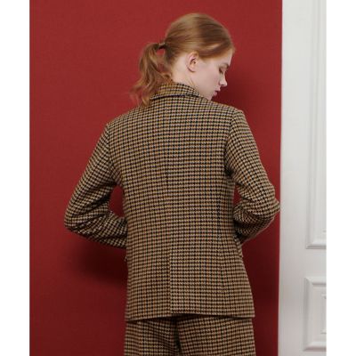 LOULOU WILLOUGHBY】ガンクラブチェックシングル