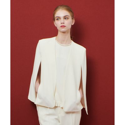 ルルウィルビー　ケープジャケット LOULOU WILLOUGHBY】◇リトルブラックケープジャケット