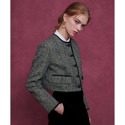 LOULOU WILLOUGHBY】LINTONラメツイード