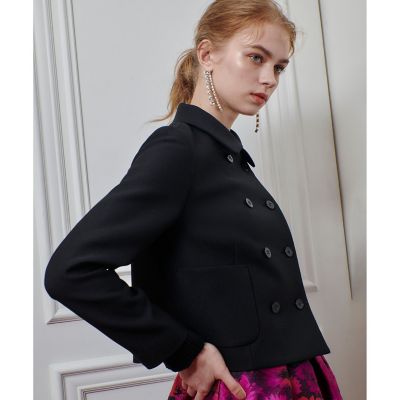 定価5万 LOULOU WILLOUGHBY パールテーラードジャケット 黒 定価5万 LOULOU WILLOUGHBY パールテーラードジャケット 黒