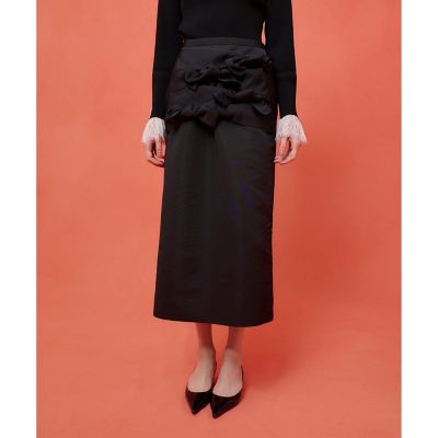 LOULOU WILLOUGHBY ギンガムランダムタックスカート trim_ofalv_itembfe063ca9a4211e