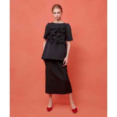 タグ付き新品 LOULOU WILLOUGHBYビンテージタフタプリーツスカート タグ付き新品 LOULOU WILLOUGHBYビンテージタフタプリーツ