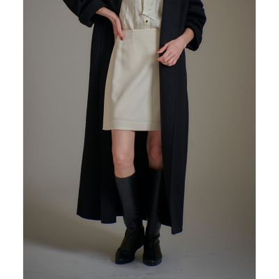 LOULOU WILLOUGHBY】ダブルクロスミニスカート