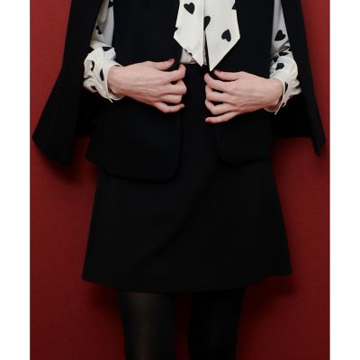 LOULOU WILLOUGHBY トリプルクロスミニタックスカートアルアバイル LOULOU WILLOUGHBY】トリプルクロスミニ