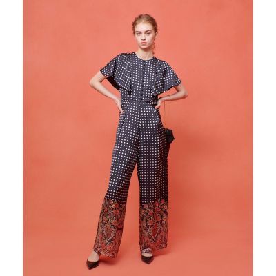 LOULOU WILLOUGHBY】ペイズリードットオールインワン
