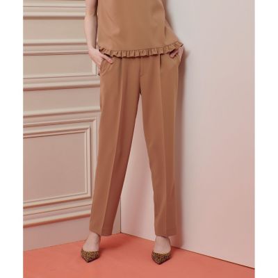 ＜allureville (Women)＞【ＬＯＵＬＯＵ　ＷＩＬＬＯＵＧＨＢＹ】ハイバックテーパードパンツ