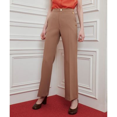 ＜allureville (Women)＞【ＬＯＵＬＯＵ　ＷＩＬＬＯＵＧＨＢＹ】ダブルクロスフレアパンツ