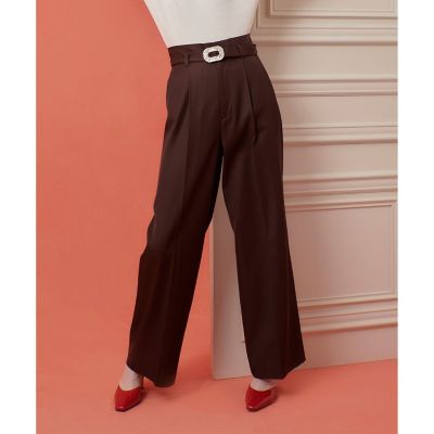 LOULOU WILLOUGHBY】ビジューバックルパンツ